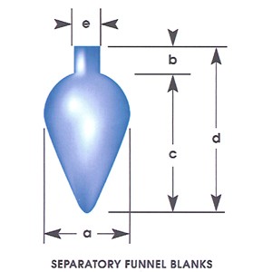 Separatory Funnel Blanks (415 154 250)